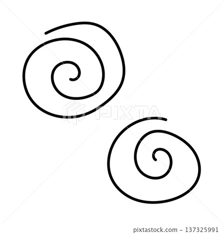 螺旋線、眩暈、混亂、漫畫符號 137325991