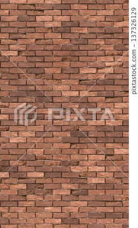 Classic red brick wall texture background with weathered surface. 3D rendering illustration Classic red brick wall texture background with weathered surface. 3D rendering illustration 137326129