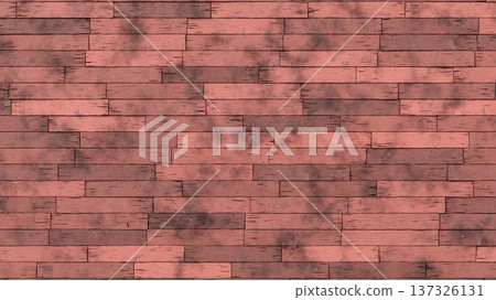 Weathered red wood texture background with horizontal planks. 3D rendering illustration Weathered red wood texture background with horizontal planks. 3D rendering illustration 137326131
