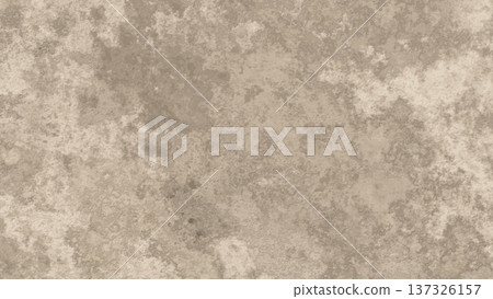 Abstract Beige Weathered Stone Wall Texture with Mottled Surface and Grungy Details. 3D rendering illustration 137326157