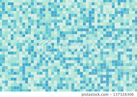 Turquoise and aqua blue swimming pool mosaic tile texture for summer vacation resort design Turquoise and aqua blue swimming pool mosaic tile texture for summer vacation resort design 137326306