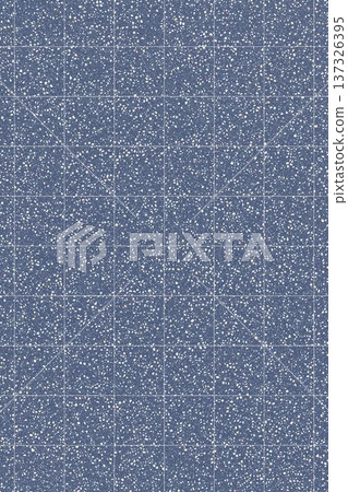 Dark blue terrazzo tile floor texture with small white flecks and grid lines for modern interior. Dark blue terrazzo tile floor texture with small white flecks and grid lines for modern interior. 137326395