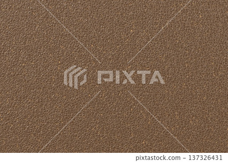 Close up of dark brown leather texture with detailed cracks and rough surface. 137326431