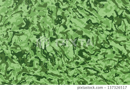 Green camouflage pattern texture background with organic shapes for military and hunting design. Green camouflage pattern texture background with organic shapes for military and hunting design. 137326517