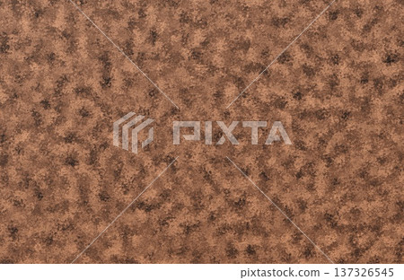 Brown rough rust metal or textured leather grunge background illustration. 137326545