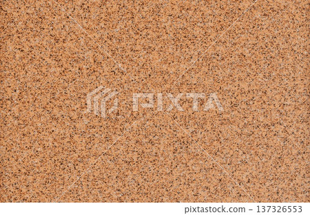 Polished Orange Speckled Granite Stone Surface Texture for Interior Design Backgrounds. 137326553