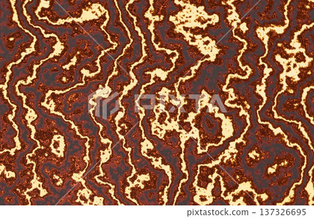 Abstract wavy marbled texture in fiery red orange and brown tones. Abstract wavy marbled texture in fiery red orange and brown tones. 137326695