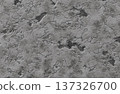 Dark grey cracked stone concrete surface texture with deep fissures. 137326700