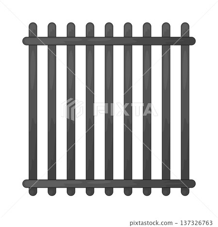 Illustration of Prison Bars Illustration of Prison Bars 137326763
