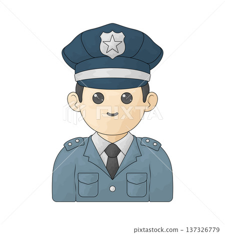 Illustration of Policeman Avatar 137326779