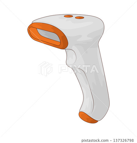 Illustration of Barcode Scanner Illustration of Barcode Scanner 137326798