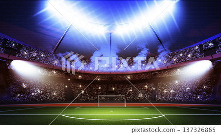 Soccer stadium  137326865