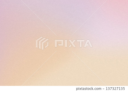 Soft pastel gradient blending pink and orange hues with subtle grainy texture 137327135