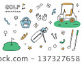 高爾夫相關插畫素材集 137327658