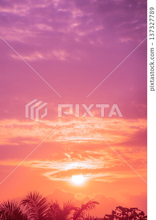 Abstract and pattern of cloud sky, Velvet violet, Velvet Purple, Trend color of the year background 137327789