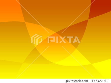 Abstract geometric background with overlapping curved shapes and transparent layers. Vibrant orange and yellow color gradient creates a modern, architectural feel. Abstract geometric background with overlapping curved shapes and transparent layers. Vibrant orange and yellow color gradient creates a modern, architectural feel. 137327919