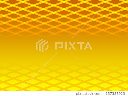 Vibrant yellow and orange abstract background featuring a perspective diamond grid pattern. Energetic geometric design perfect for digital backdrops, banners, and modern posters. Vibrant yellow and orange abstract background featuring a perspective diamond grid pattern. Energetic geometric design perfect for digital backdrops, banners, and modern posters. 137327923