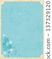 櫻花框_藍色 137329120