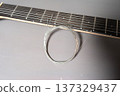Guitar Neck with Strings 137329437