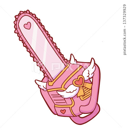 Magical Girl Chainsaw Pink 137329929