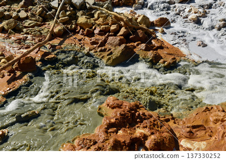 Flowing toxic gold mining residual metal-rich water contaminates ecosystems Flowing toxic gold mining residual metal-rich water contaminates ecosystems 137330252