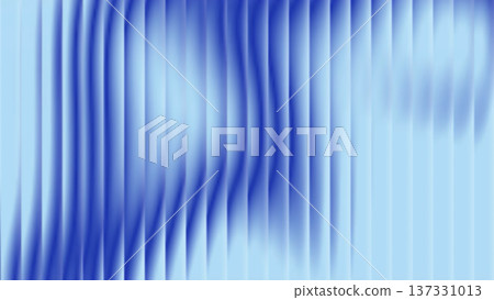 Ribbed glass background with refraction effect. Reeded glass with blue gradient. Abstract vector background Ribbed glass background with refraction effect. Reeded glass with blue gradient. Abstract vector background 137331013