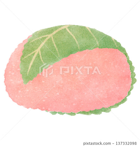 Sakuramochi Japanese sweets Spring 137332098