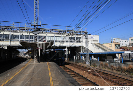 Inside Kawachiyamamoto Station on the Kintetsu Osaka Line 137332703