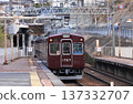 Nose Electric Railway 1700 series departing Ichinotorii Station 137332707