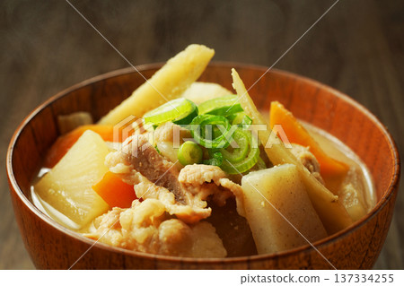 Hot pork soup Hot pork soup 137334255