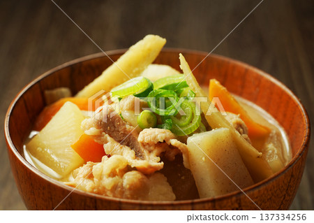 Hot pork soup Hot pork soup 137334256