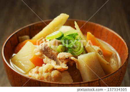 Hot pork soup Hot pork soup 137334305