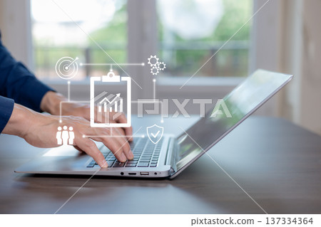 Business Performance Analysis and Strategy Planning with Digital KPI Dashboard 137334364