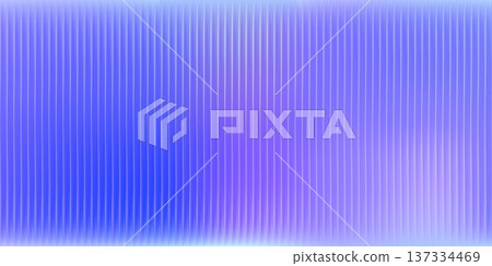 Ribbed glass background with vertical striped texture. Realistic gradient purple hologram background. Vector striped effect for window, interior design elements Ribbed glass background with vertical striped texture. Realistic gradient purple hologram background. Vector striped effect for window, interior design elements 137334469