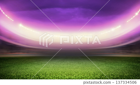 Soccer stadium background Soccer stadium background 137334506
