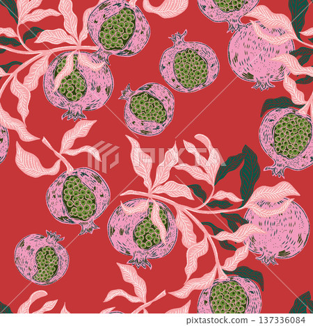 seamless pattern with hand drawn decorative hedgehog seamless pattern with hand drawn decorative hedgehog 137336084