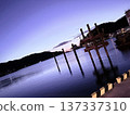 The quiet sea at dawn 137337310