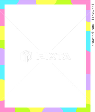 Pastel color pop pattern frames and background materials - Colorful and cute vertical banner - 4:5 Pastel color pop pattern frames and background materials - Colorful and cute vertical banner - 4:5 137337451