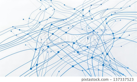 網路連接業務IT數位通訊DX背景資料 137337523