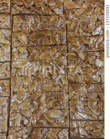 Almond Florentine close-up photo 137338091