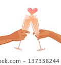 Clinking champagne glasses 137338244