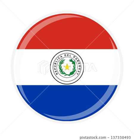 Peru national round circle flag emblem official icon 137338493