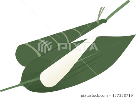 Vector illustration of chimaki, Japanese sweets for Boys' Day 137338719