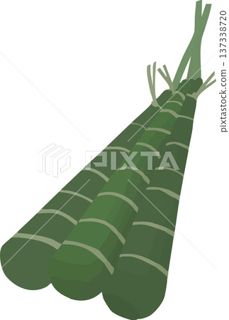 Vector illustration of chimaki, Japanese sweets for Boys' Day 137338720