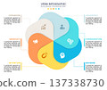 Venn diagram infographic template for business 6 options presentation with icon elements diagram template 137338730