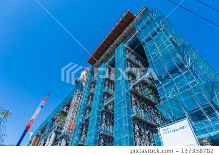 Osaka Prefecture, Shin-Meishin Expressway, Takatsuki Viaduct Construction on the Right Bank of the Yodo River, February 2026 Osaka Prefecture, Shin-Meishin Expressway, Takatsuki Viaduct Construction on the Right Bank of the Yodo River, February 2026 137338782