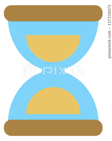 Old hourglass icon. Sand clock. Deadline symbol. 137338972