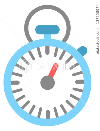 Stopwatch color icon. Timer symbol. Time sign 137338974