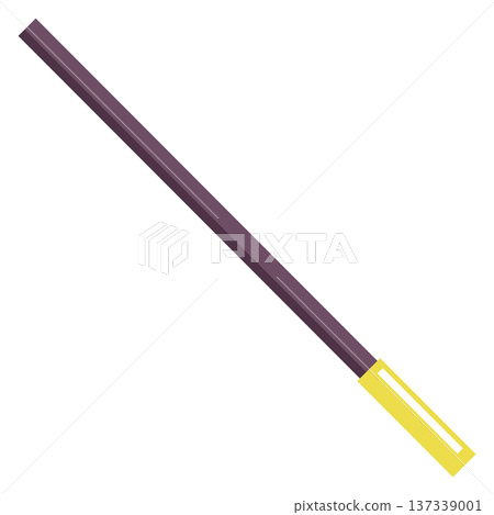 Magician wand. Fairytale or magic stick cartoon icon 137339001