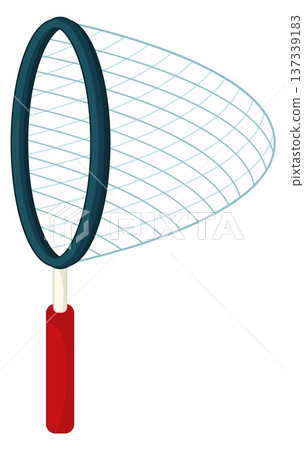 Bug net. Fish catcher tool cartoon icon 137339183